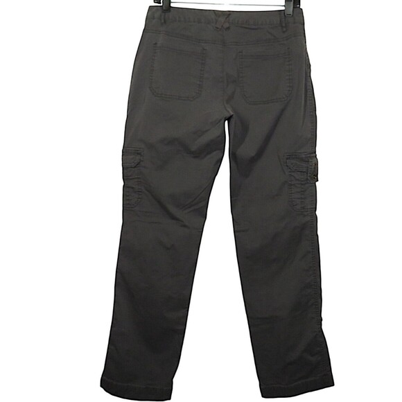 Maurices Gray Convertible Leg Cotton Blend Cargo Pants Size 5-6 - Picture 5 of 9